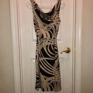 Swoop neck retro inspired dress